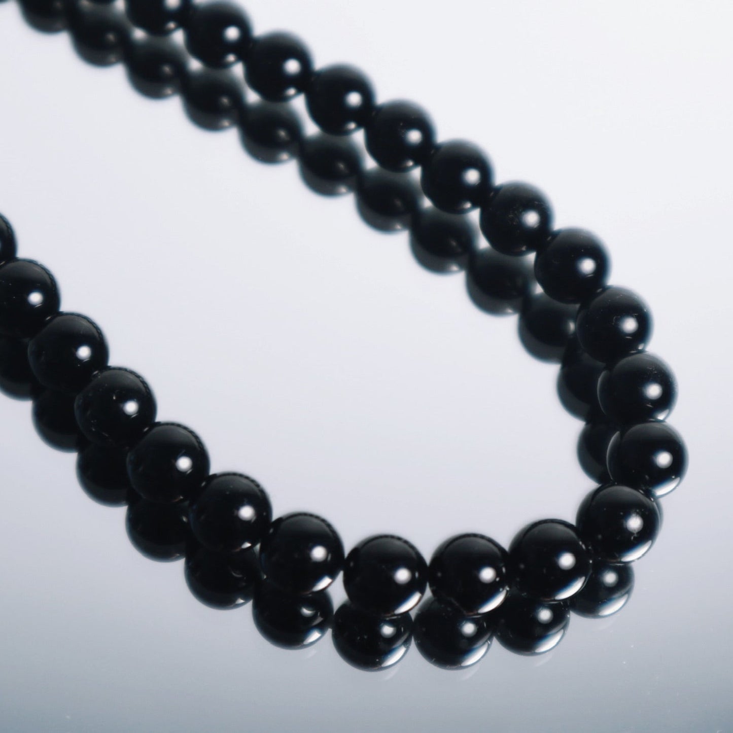 obsidian necklace | shield