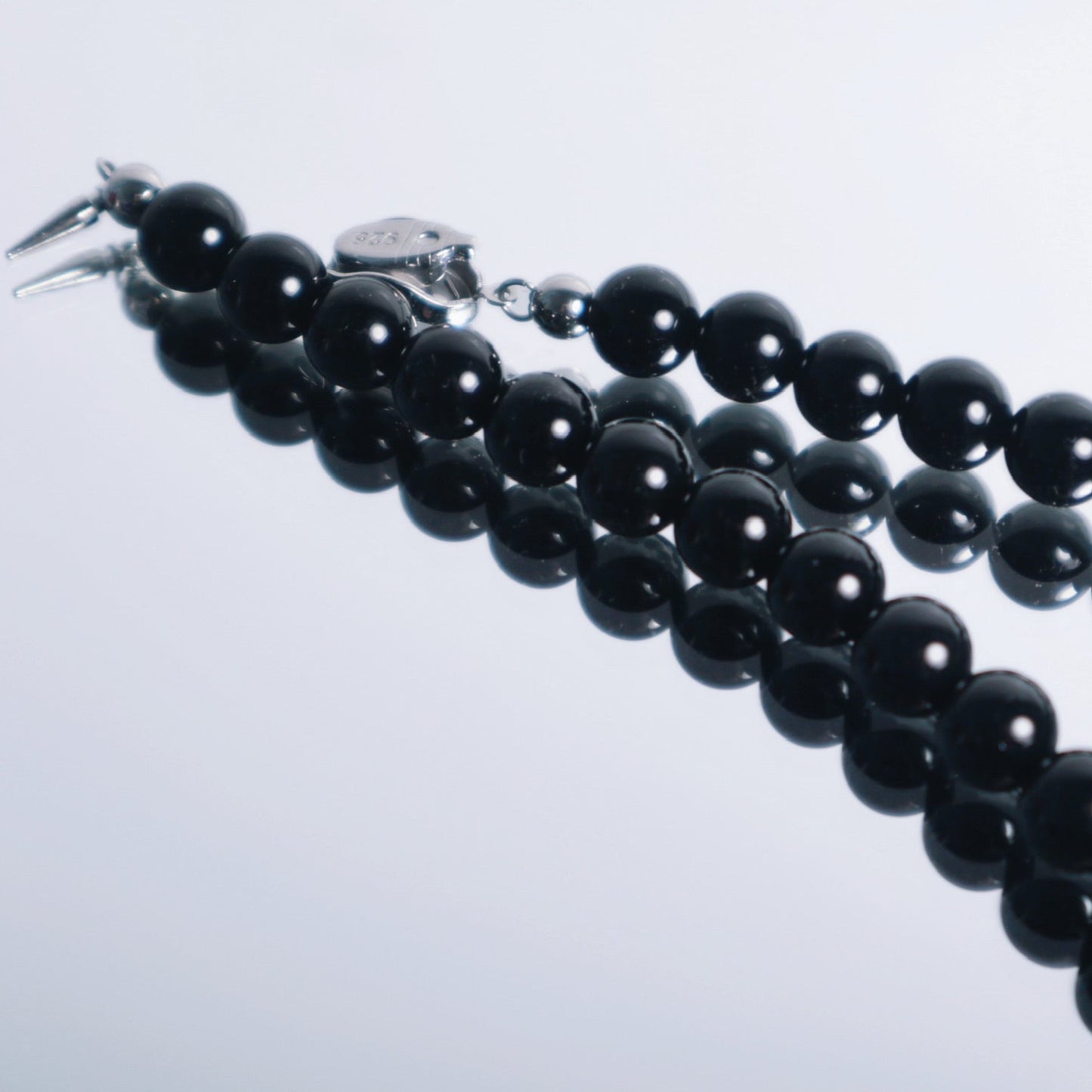 obsidian necklace | shield