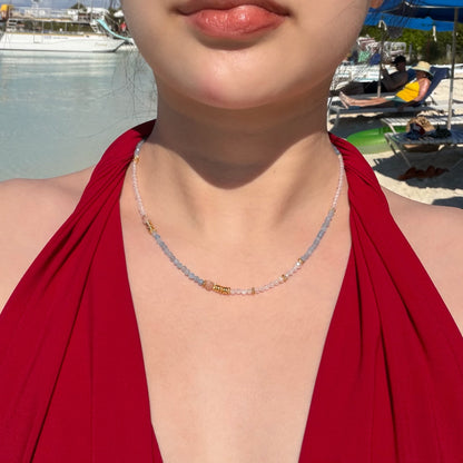 aquamarine necklace| wellness