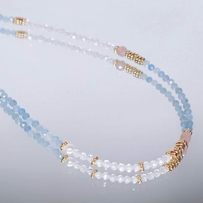 aquamarine necklace| wellness