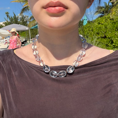 clear quartz necklace | purification