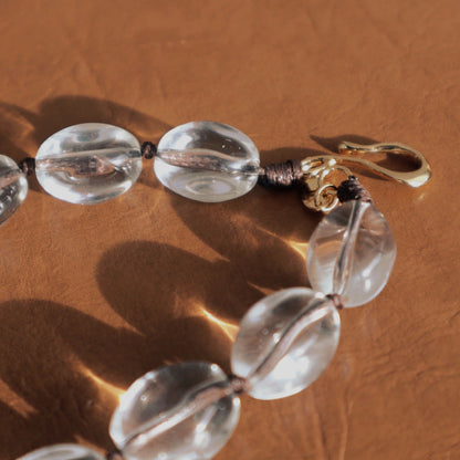 clear quartz necklace | purification