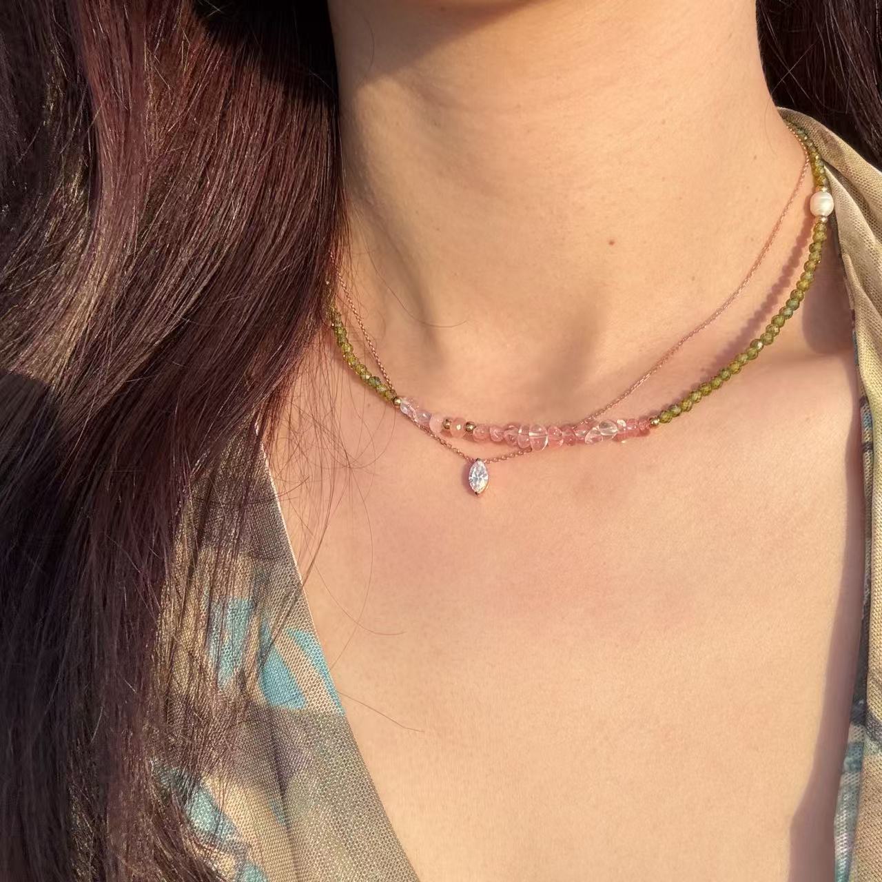 prehnite necklace | healing