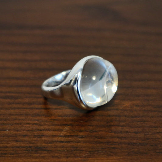 clear quartz ring | purification