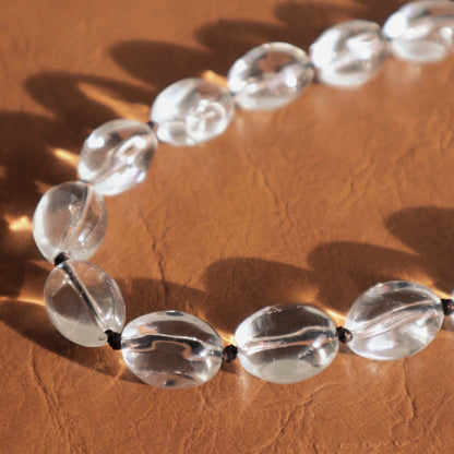 clear quartz necklace | purification