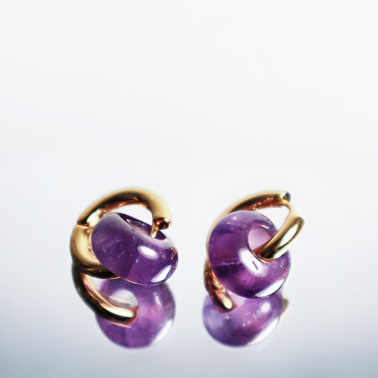 amethyst earrings | calmness