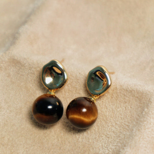 tigerite earrings | achievement