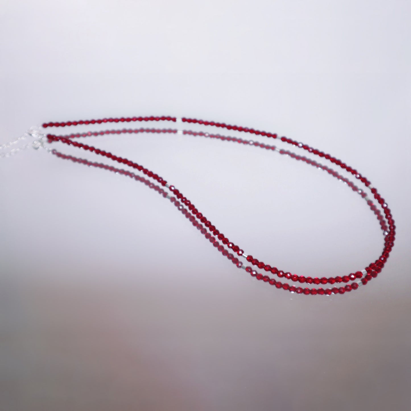 garnet necklace | vitality