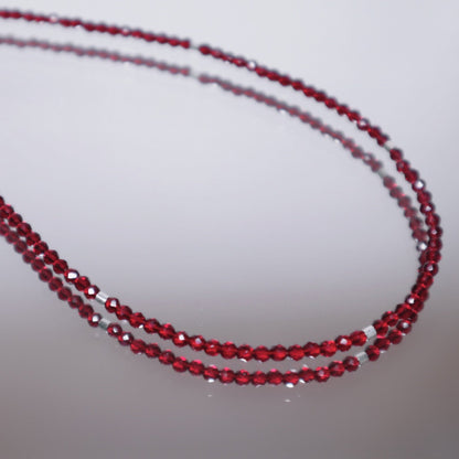 garnet necklace | vitality